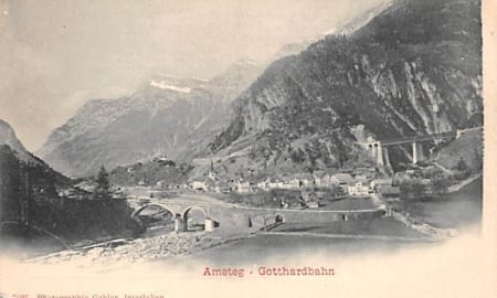 Amsteg, Gotthardbahn