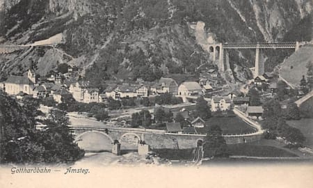 Amsteg, Gotthardbahn