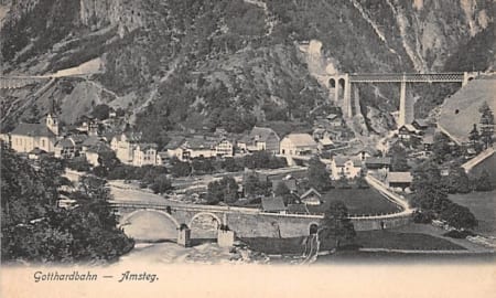 Amsteg, Gotthardbahn