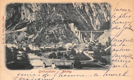 Amsteg, Gotthardbahn