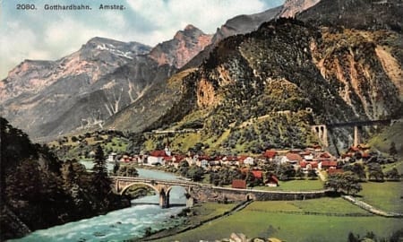 Amsteg, Gotthardbahn