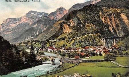 Amsteg, Gotthardbahn