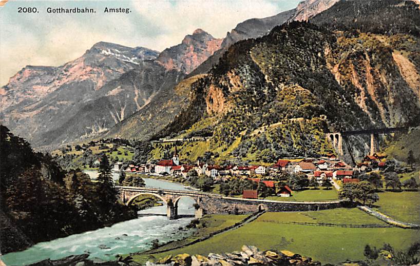 Amsteg, Gotthardbahn