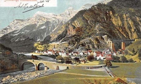 Amsteg, Gotthardbahn