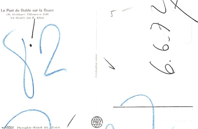 St. Gotthard, Le Pont du Diable sur la Reuss