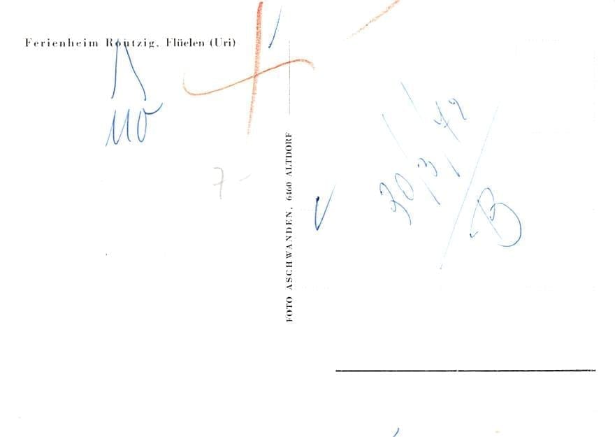 Flüelen, Ferienheim Routzig