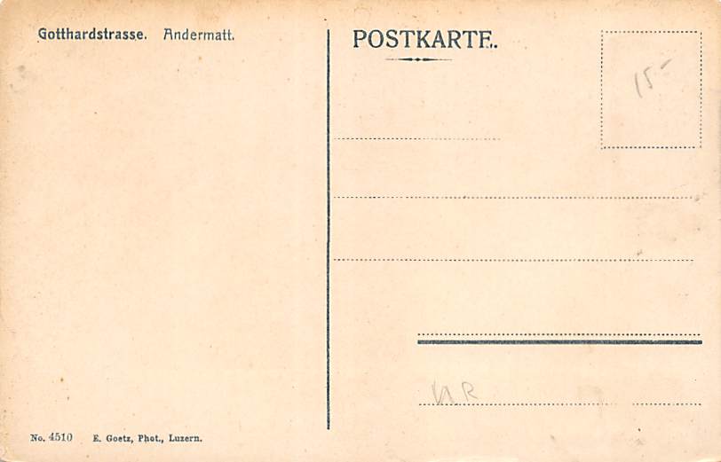 Andermatt, Gotthardstrasse