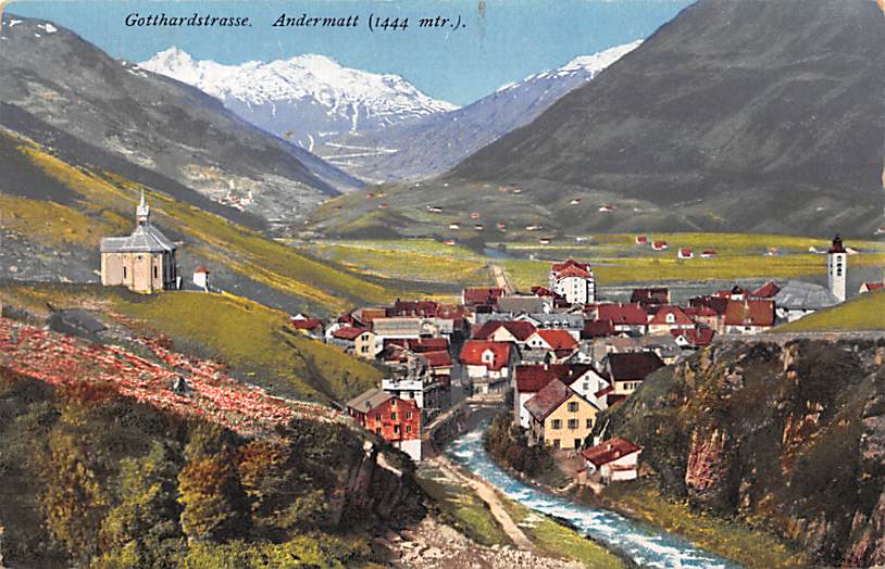 Andermatt, Gotthardstrasse,