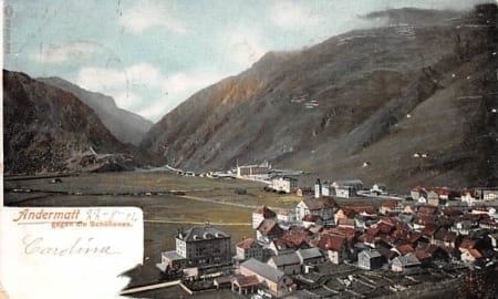 Andermatt, gegen die Schöllenen