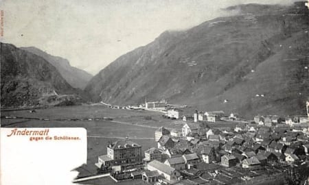 Andermatt, gegen die Schöllenen