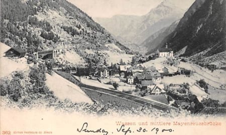 Wassen, und mittlere Mayenreussbrücke