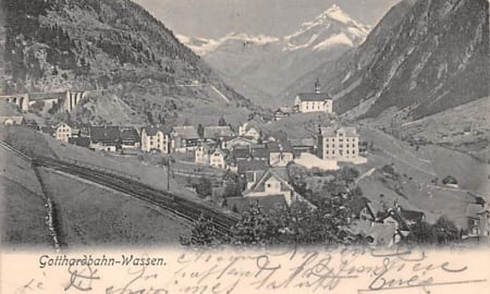 Wassen, Gotthardbahn