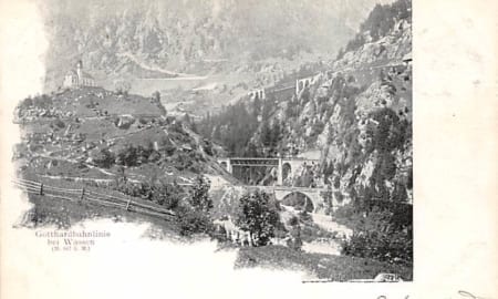 Wassen, Gotthardbahnlinie