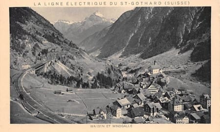 Wassen, et Windgälle