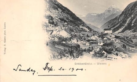 Wassen, Gotthardbahn