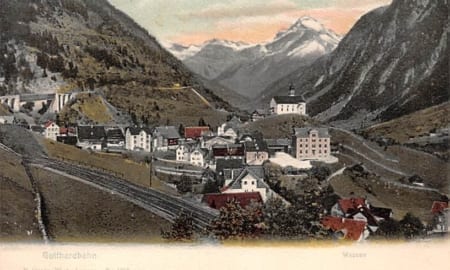Wassen, Gotthardbahn