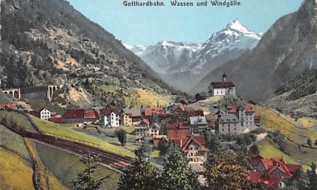 Wassen, Gotthardbahn, Windgälle