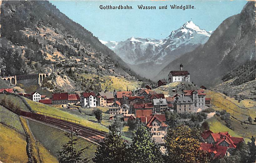 Wassen, Gotthardbahn, Windgälle
