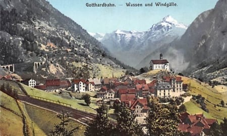 Wassen, Gotthardbahn, Windgälle