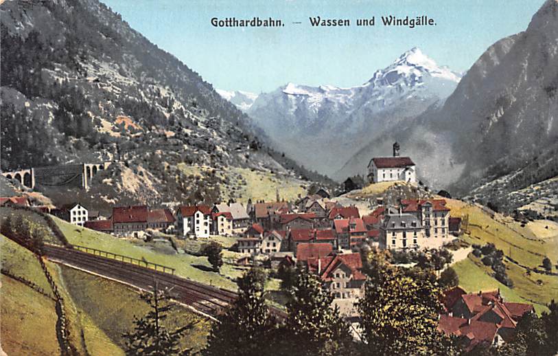 Wassen, Gotthardbahn, Windgälle