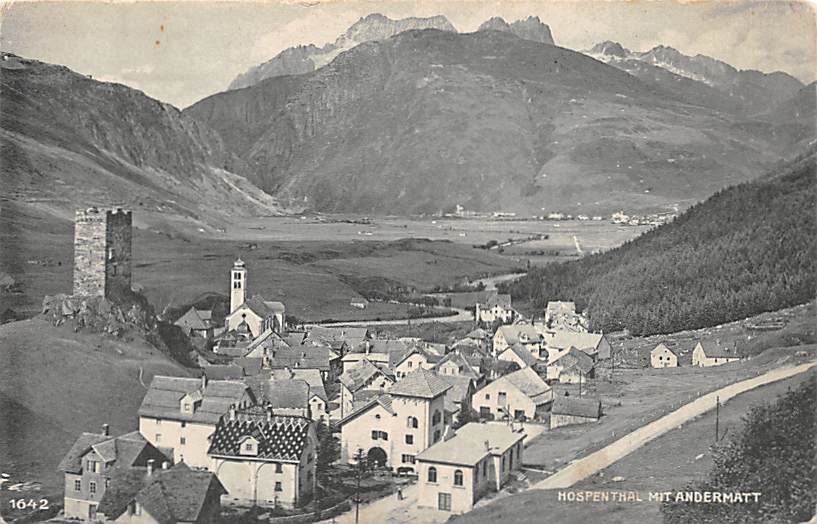 Hospenthal, mit Andermatt