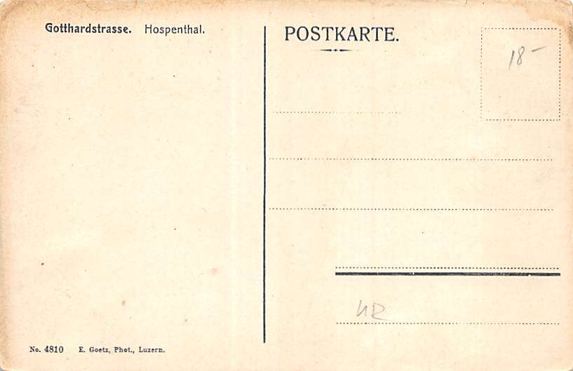 Hospenthal, Gotthardstrasse