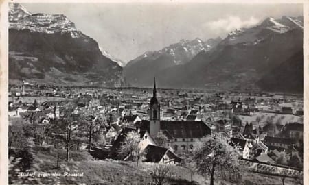Altdorf, gegen das Reusstal