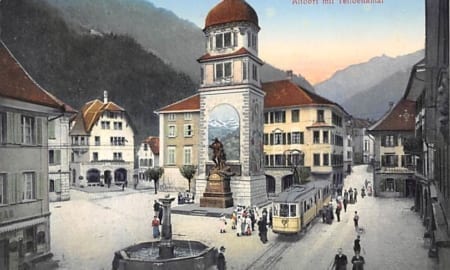 Altdorf, mit Telldenkmal