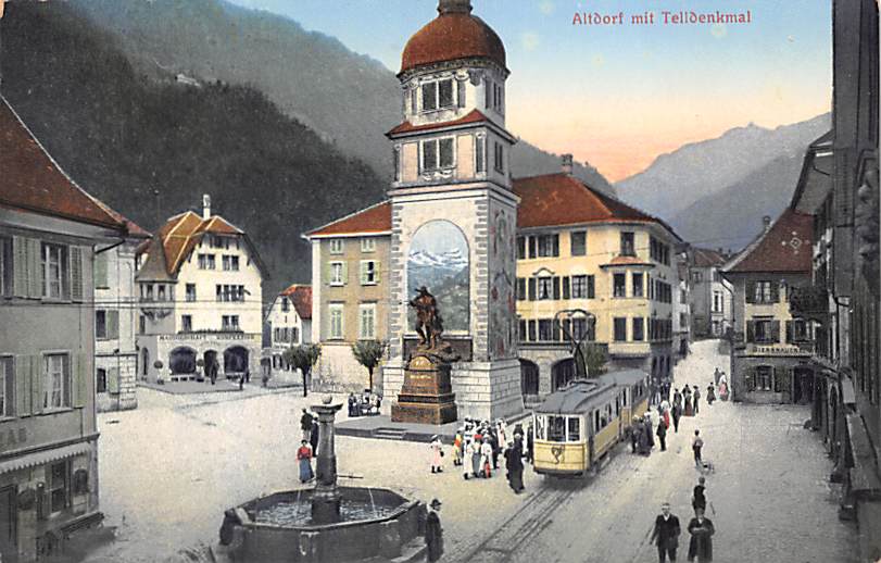 Altdorf, mit Telldenkmal