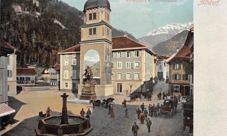 Altdorf, Hauptplatz u.Telldenkmal