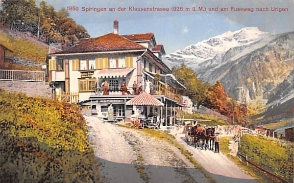 Spiringen, an der Klausenstrasse