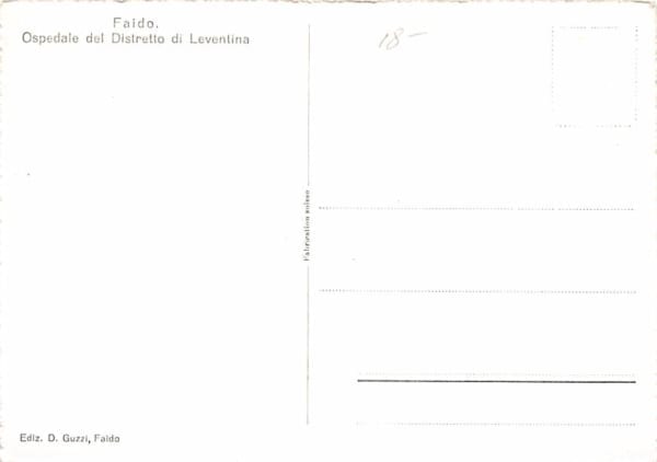 Faido, Ospedale del Distretto di Leventina