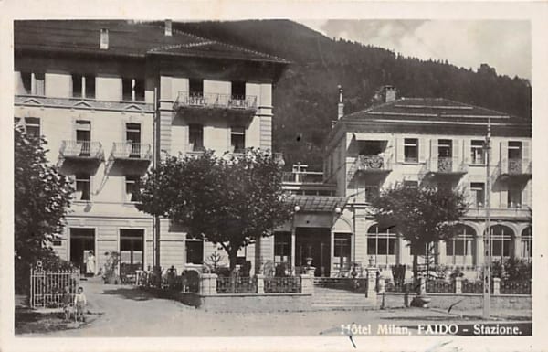 Faido, Hotel Milan, Stazione