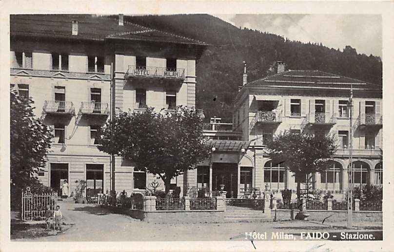Faido, Hotel Milan, Stazione