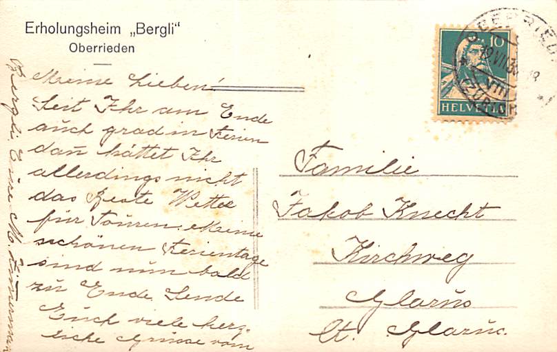 Oberrieden, Erholungsheim Bergli