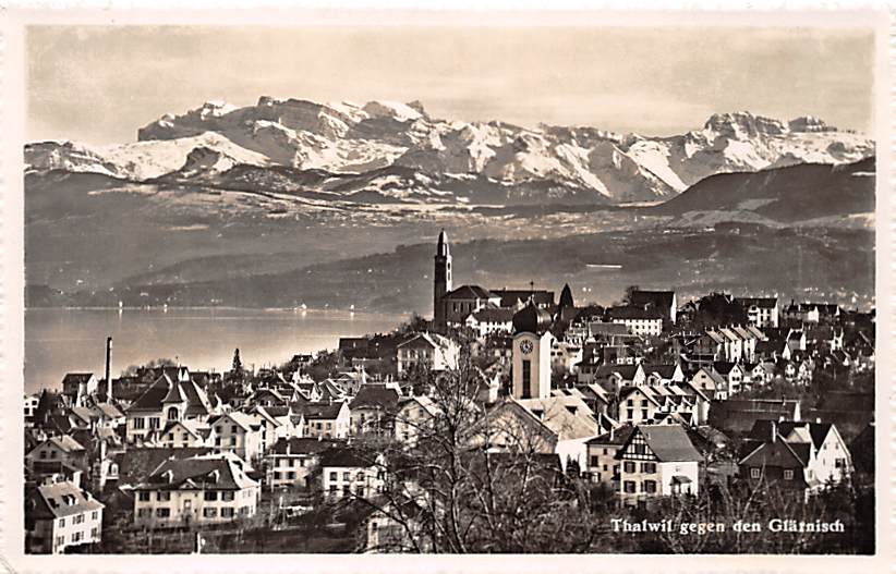 Thalwil, gegen den Glärnisch