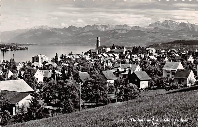Thalwil, und die Glarneralpen