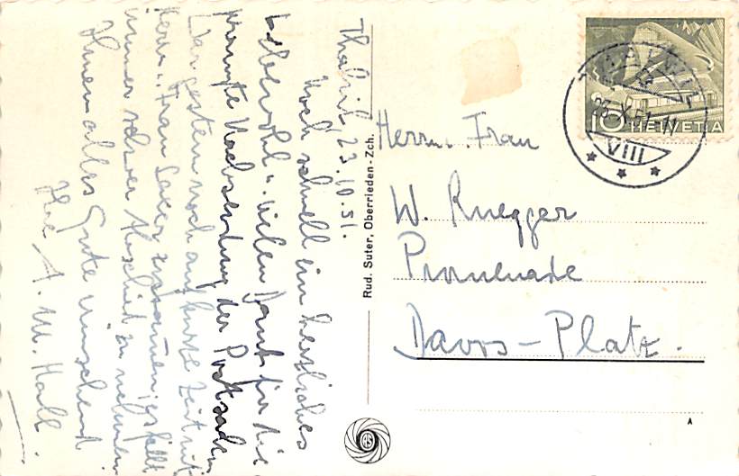 Thalwil, und die Glarneralpen