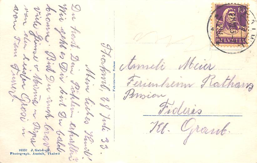 Thalwil, Zürichsee gegen den Mürtschenstock