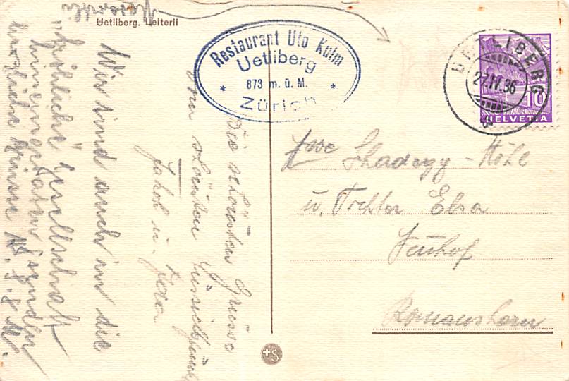 Zürich, Uetliberg, Leiterli