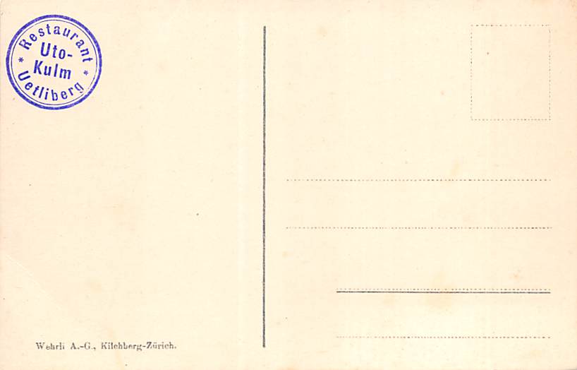 Zürich, Uetliberg, Blick auf die Centralalpen