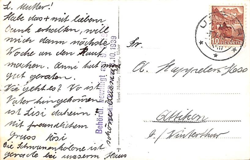 Uster, Schwanenkolonie