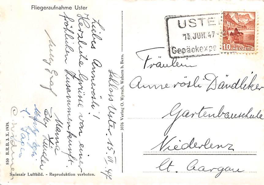 Uster, Fliegeraufnahme