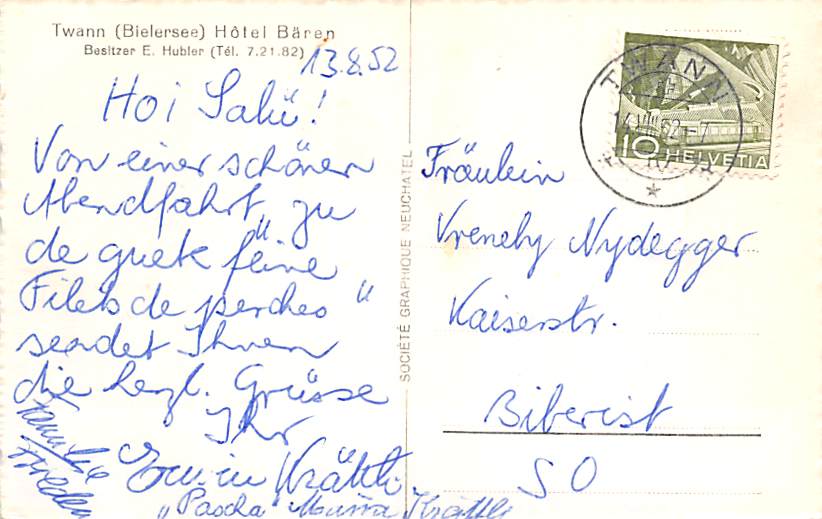 Twann, Bielersee, Hotel Bären