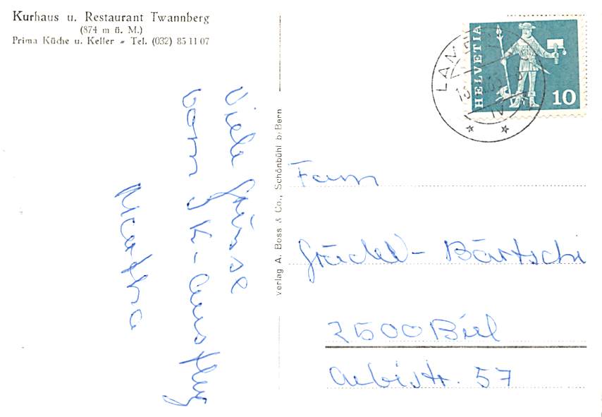 Twannberg, Kurhaus u. Restaurant