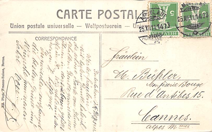 Unterseen mit Aare und Niesen