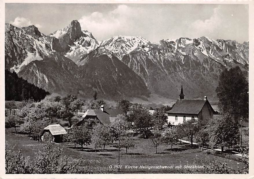 Heiligenschwendi, mit Stockhorn