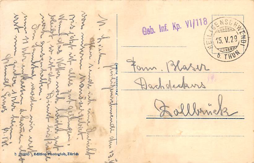 Heiligenschwendi, Sanatorium, mit Stockhornkette