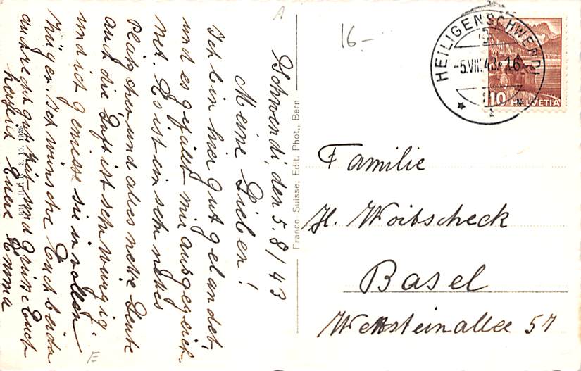 Heiligenschwendi, mit Stockhorn