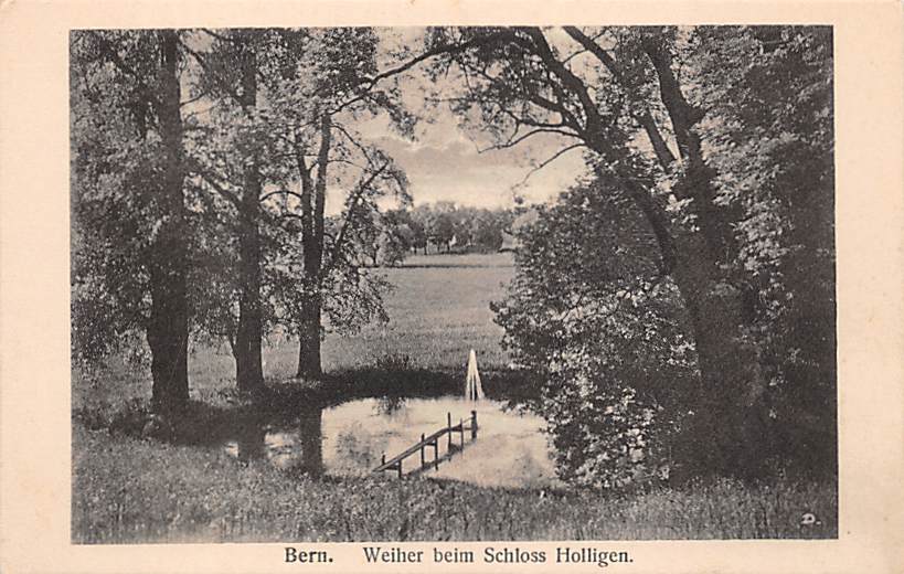 Bern, Weiher beim Schloss Holligen